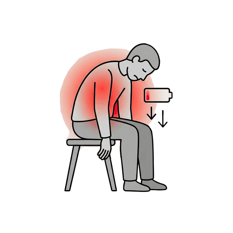 Feeling drained and fatigued